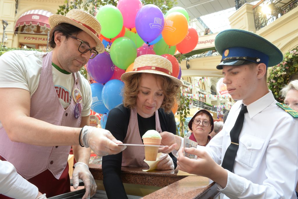 День гумовского мороженого отметили в столице