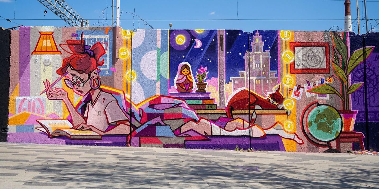 Москвичи выбрали лучшие граффити художественной выставки «Нетстен»