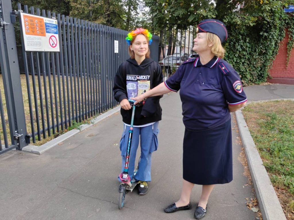 Сотрудники Госавтоинспекции Центрального округа столицы присоединились к акции «Неделя безопасности»