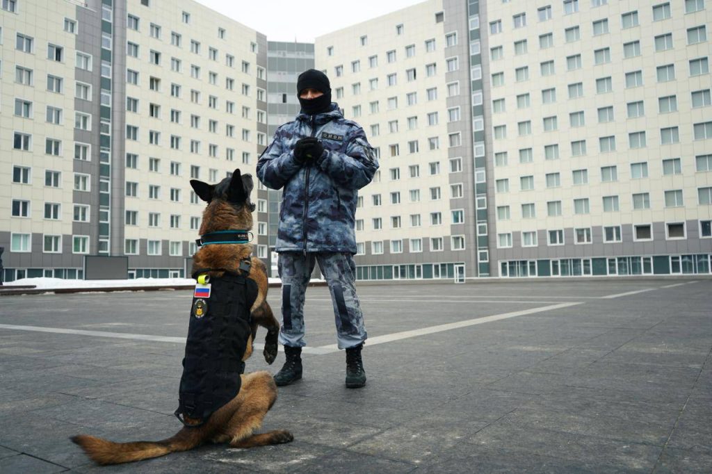 Кинологи столичного главка Росгвардии отмечают профессиональный праздник