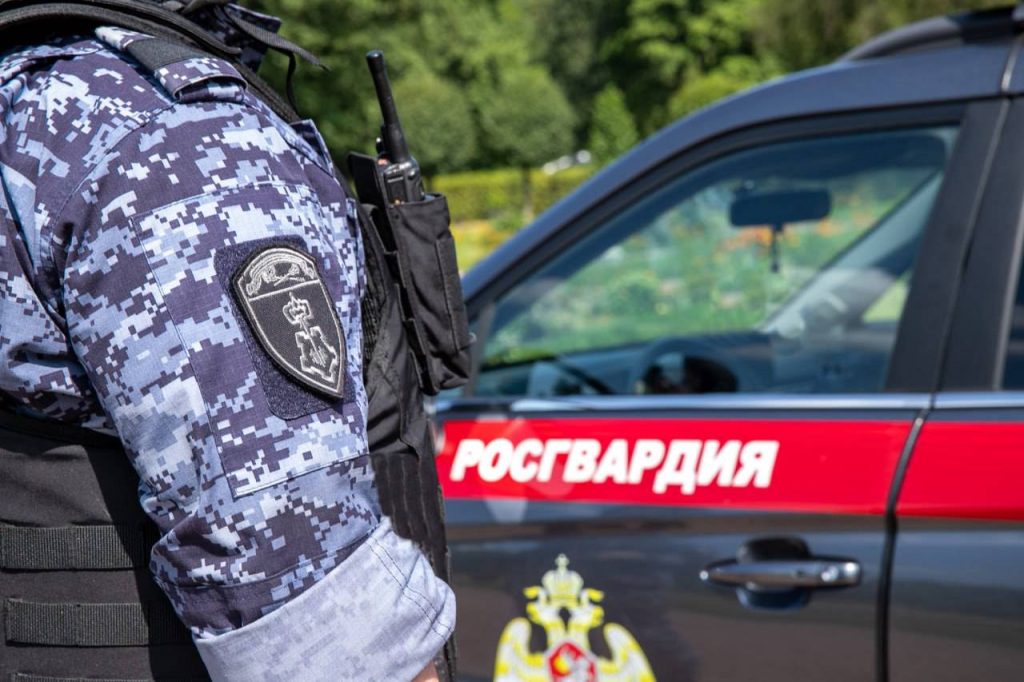 Московские росгвардейцы оказали помощь мужчине, упавшему с самоката