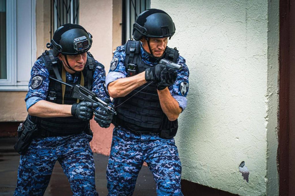 В Москве сотрудники Росгвардии приняли участие во всероссийских антитеррористических учениях