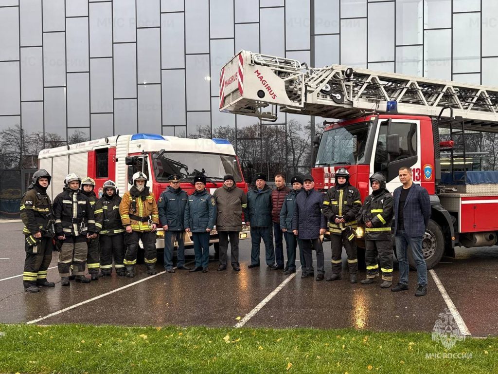 Во Дворце гимнастики Ирины Винер состоялась противопожарная тренировка