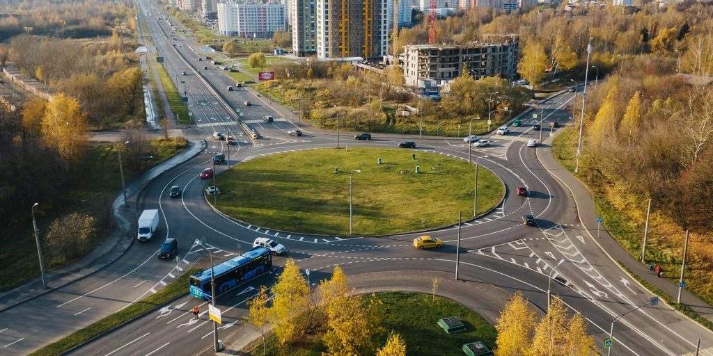 Турбокольцевой перекресток появился в Пресненском районе