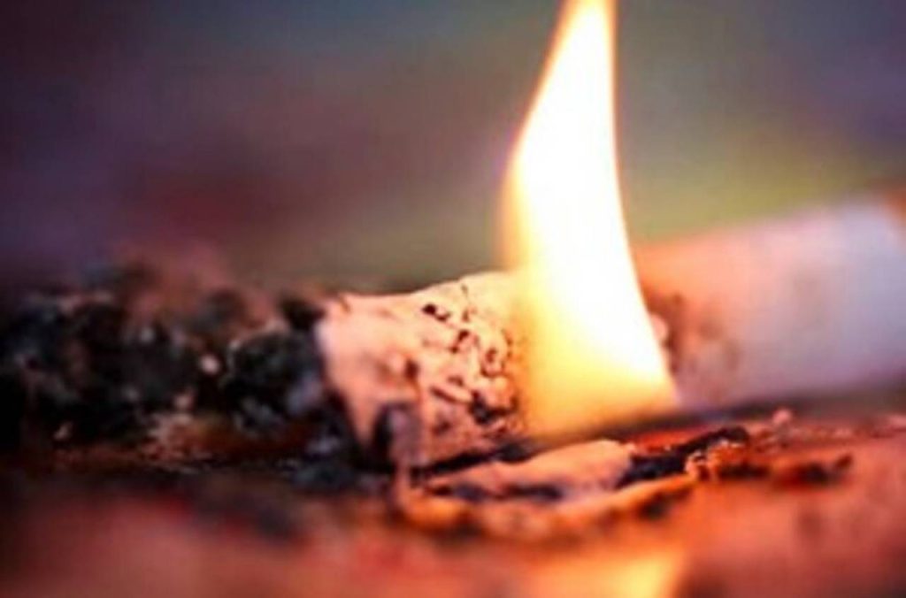 О пожароопасной привычке