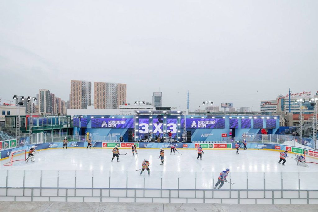 Открыта регистрация на Кубок московского спорта по хоккею три на три среди любителей