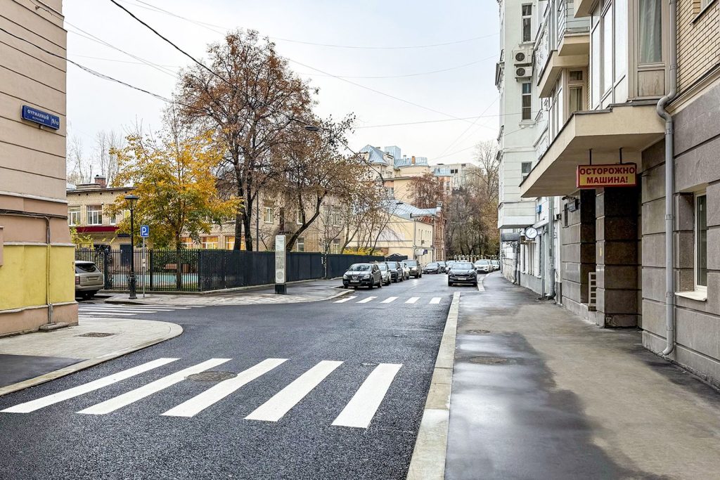 Завершены работы по благоустройству 11 улиц Басманного района