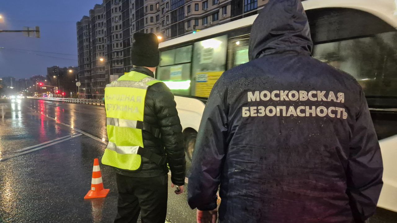 Более 500 правонарушений выявлено в ТиНАО за две недели межведомственного рейда. Фото: пресс-служба ГКУ «Московская безопасность»