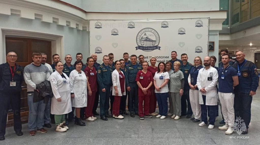 В ГКБ № 1 имени Н.И. Пирогова прошли учения по эвакуации пациентов из отделения реанимации