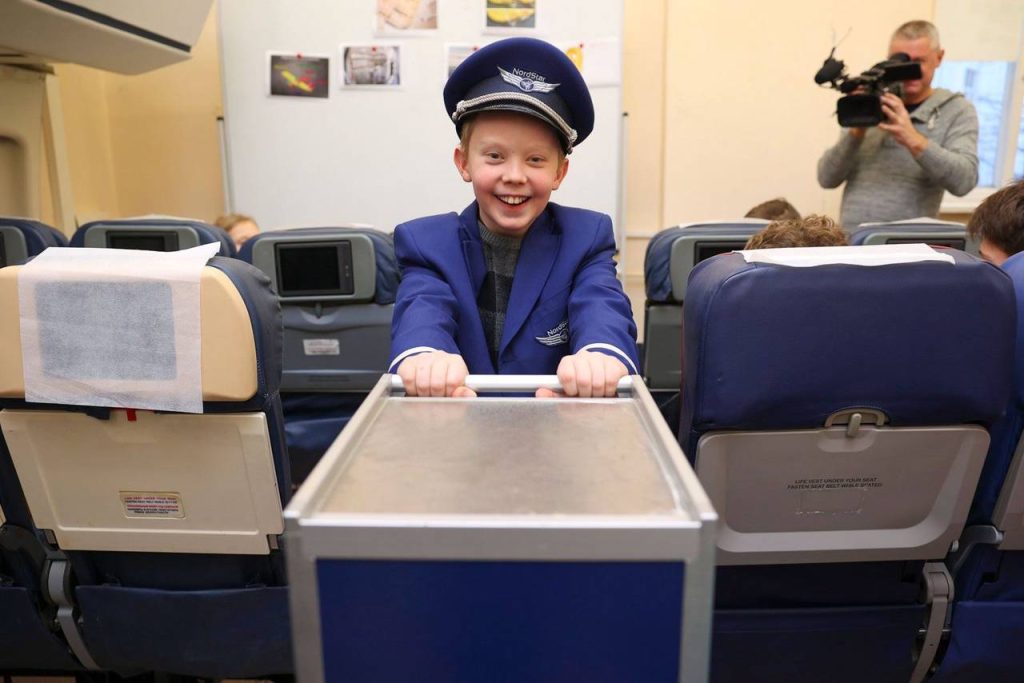Дети участников СВО побывали на экскурсии в аэропорту Внуково