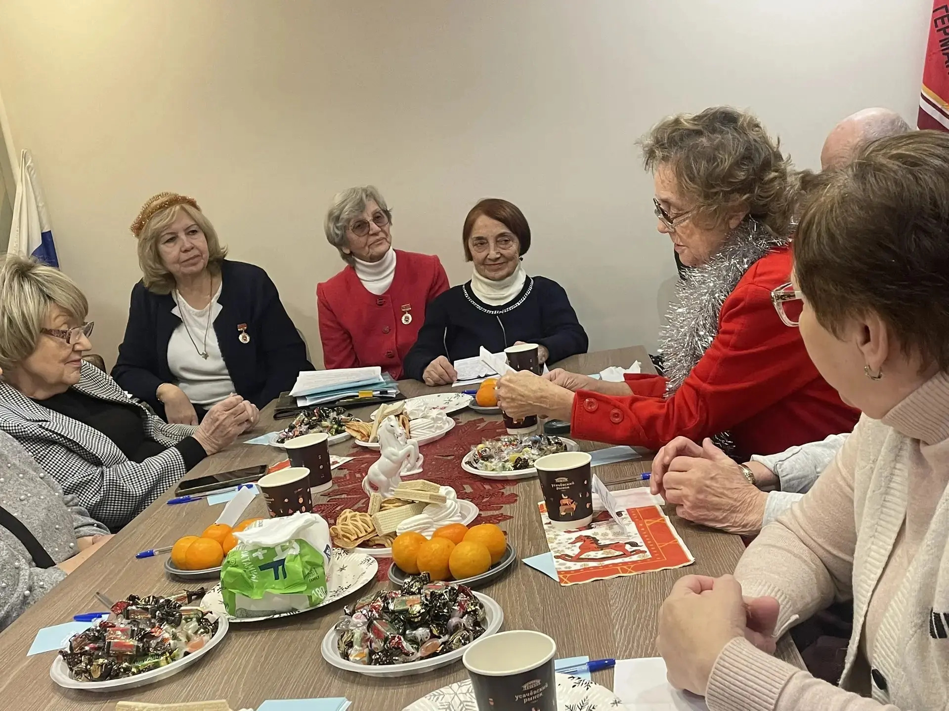 Лекция «Новогоднее настроение» прошла для жителей Мещанского района. Фото: Любовь Слышкина