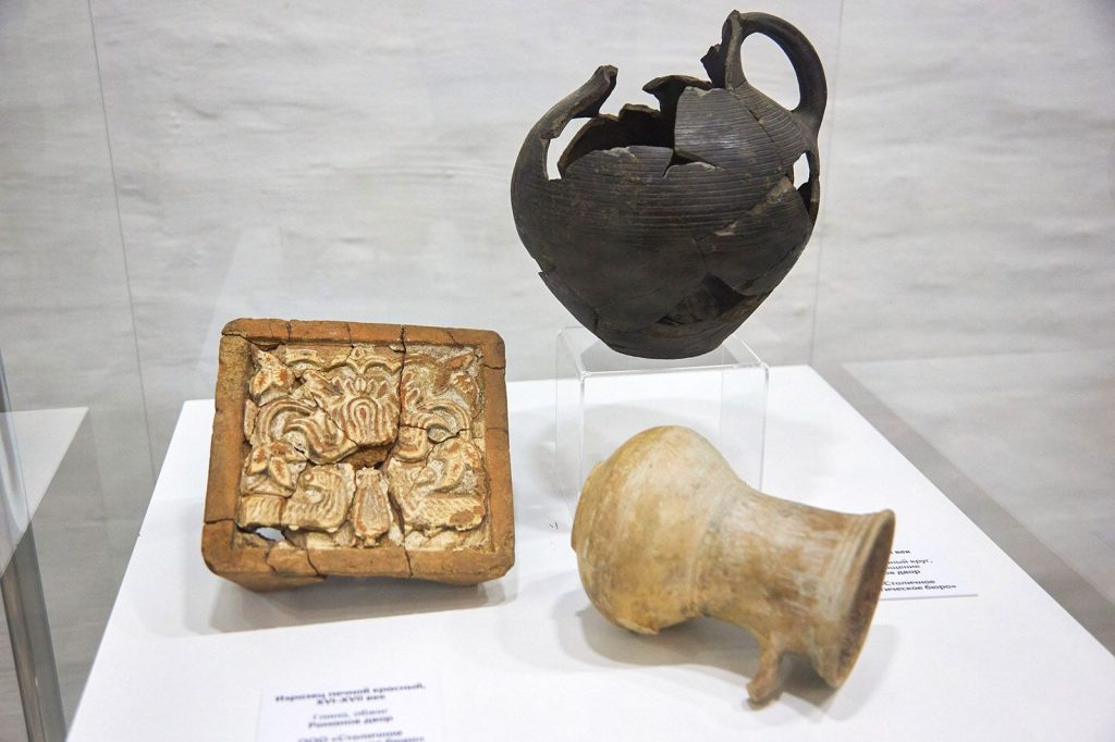 Археологические находки с мест проведения раскопок в центре столицы можно увидеть онлайн