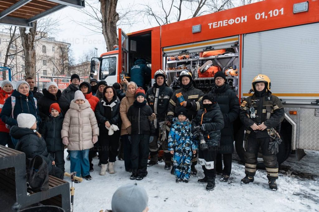 В Центральном административном округе прошло мероприятие по безопасности в рамках проекта «Зима в Москве»