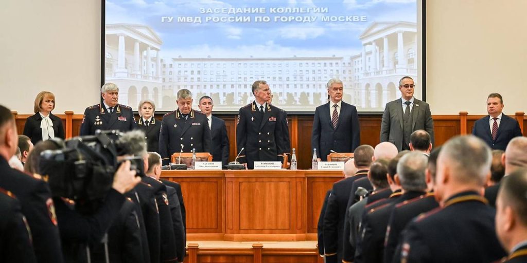 Сергей Собянин поблагодарил московскую полицию за обеспечение правопорядка