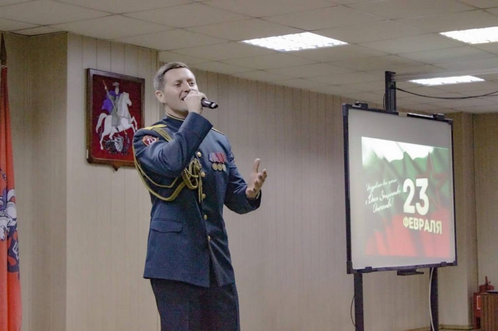 Концерт в честь Дня защитника Отечества состоялся в Центре профессиональной подготовки столичных росгвардейцев